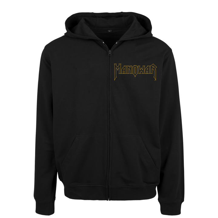 MANOWAR ZIP HOODIE WARRIORS OF THE WORLD GERMANY 2025