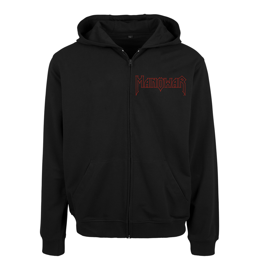 MANOWAR ZIP HOODIE WARRIORS OF THE WORLD 2025