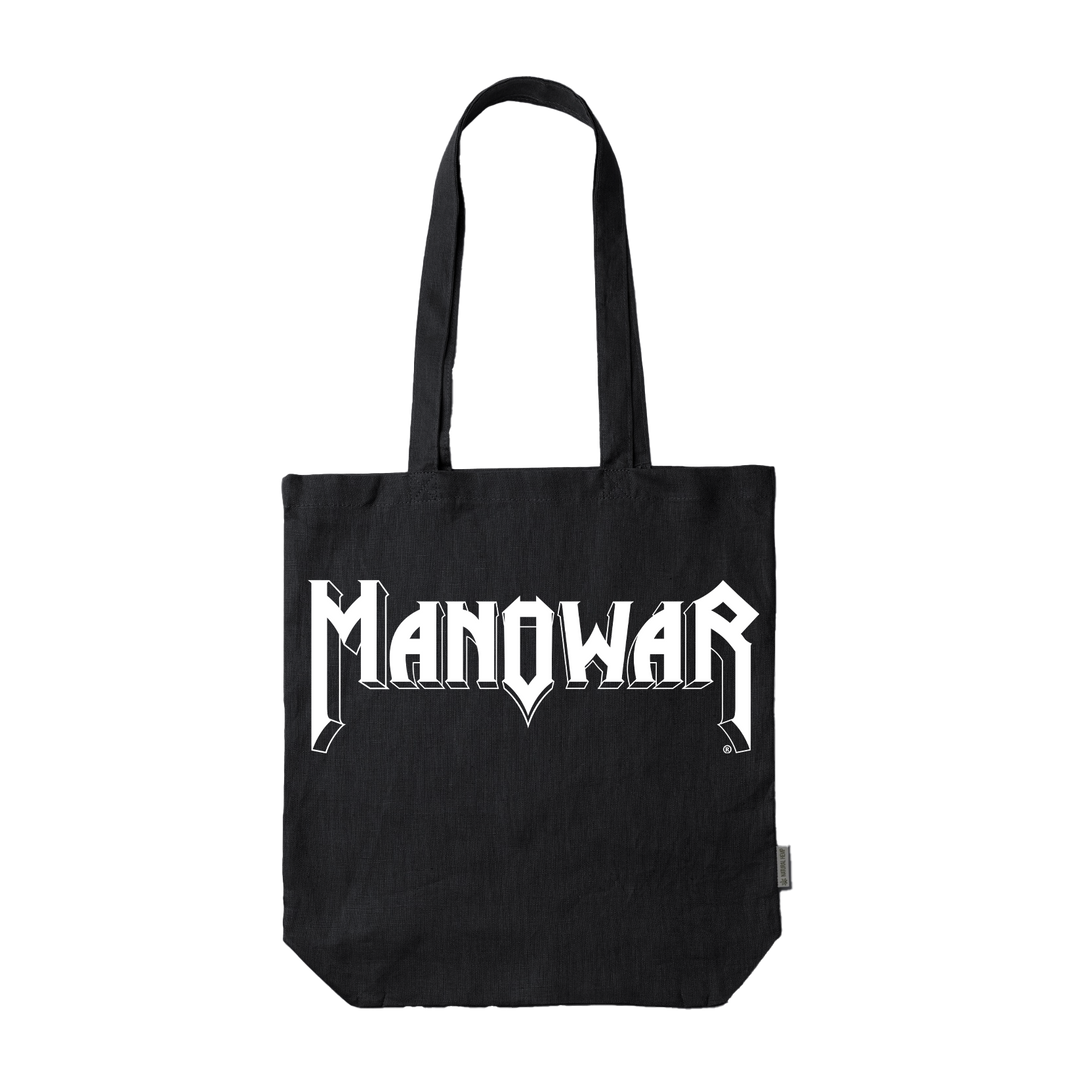 MANOWAR BLACK TOTE BAG