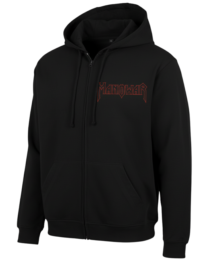MANOWAR ZIP HOODIE WARRIORS OF THE WORLD 2025