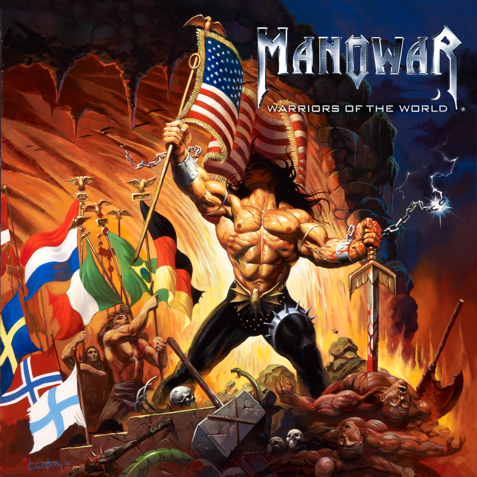 Manowar CD Warriors Of The World - Digipak – MANOWAR Merch EU