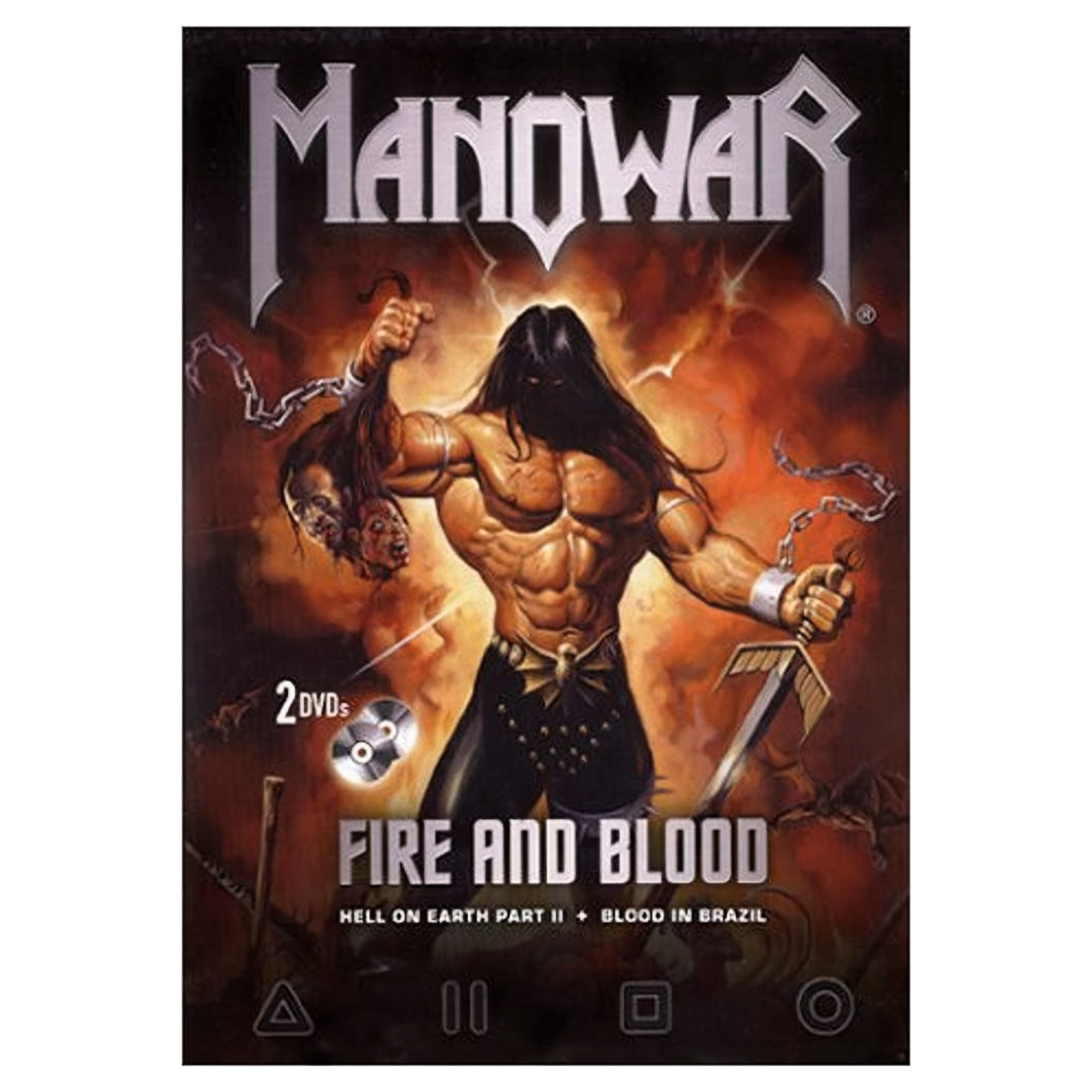 Manowar DVD Double Fire And Blood – MANOWAR Merch EU