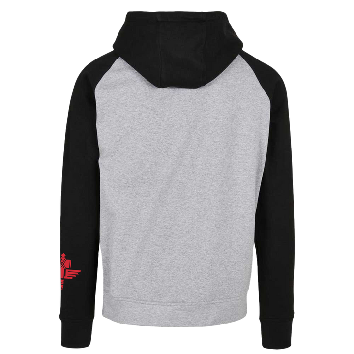 Manowar Kids' Hooded Sweatshirt - Red Logo & Sign Of The Hammer