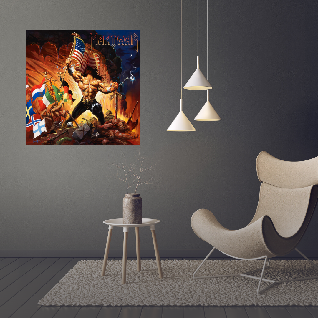 MANOWAR - Warriors Of The World - Ken Kelly - Fine Art Print