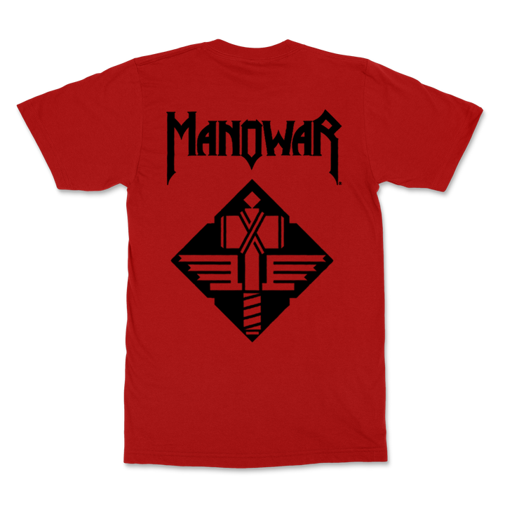 Manowar T-Shirt Sign Of The Hammer - Red