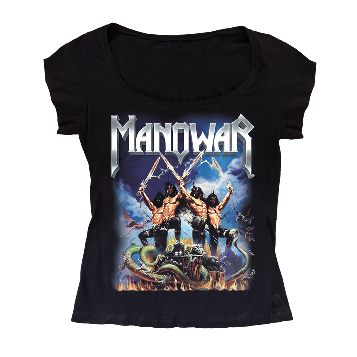 Manowar Ladies T-shirt Gods Of War