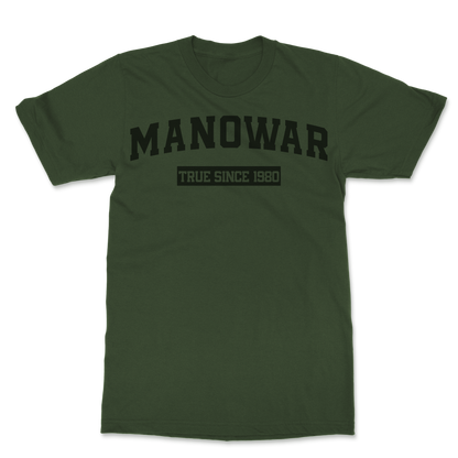 Manowar T-Shirt True Since 1980 green with logo