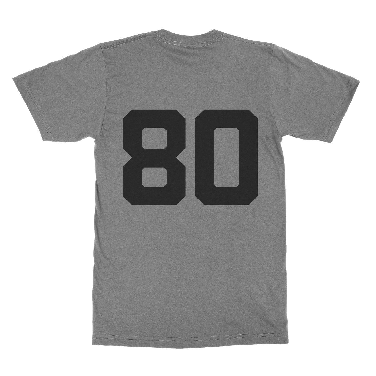 T-Shirt True Since 1980 grey with logo