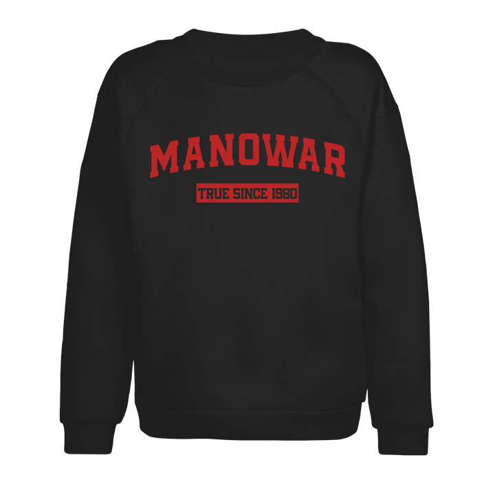 Manowar Sweatshirt True Since 1980 black with logo