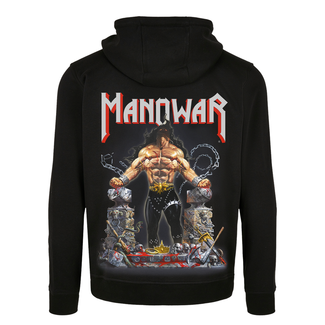 MANOWAR ZIP HOODIE LOUDER THAN HELL 2025