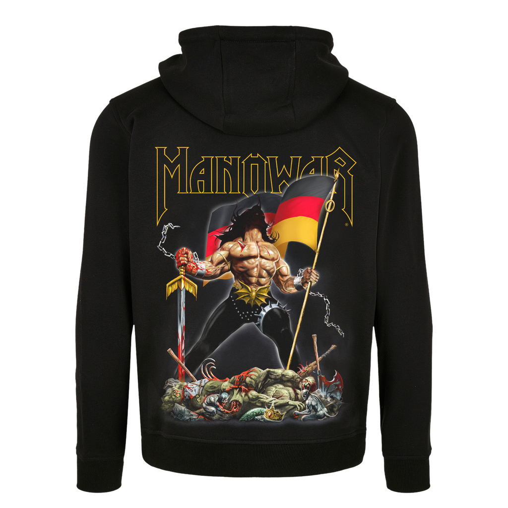 MANOWAR ZIP HOODIE WARRIORS OF THE WORLD GERMANY