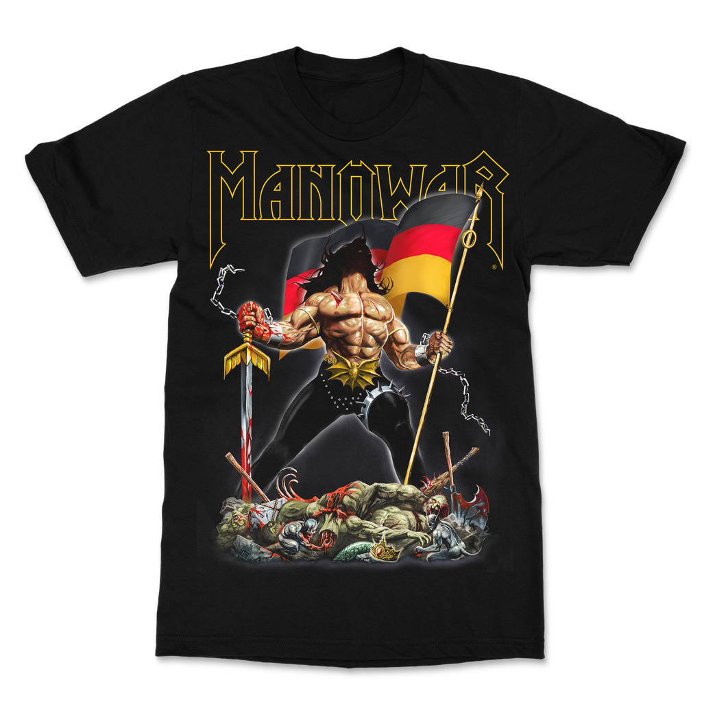 MANOWAR T-SHIRT WARRIORS OF THE WORLD GERMANY