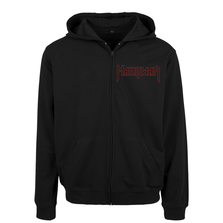 MANOWAR ZIP HOODIE WARRIORS OF THE WORLD 2025