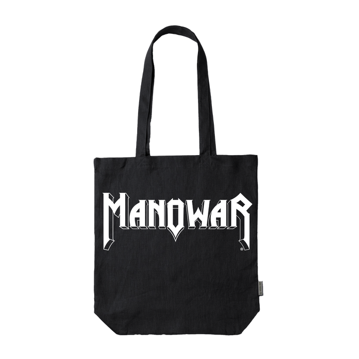 MANOWAR BLACK TOTE BAG