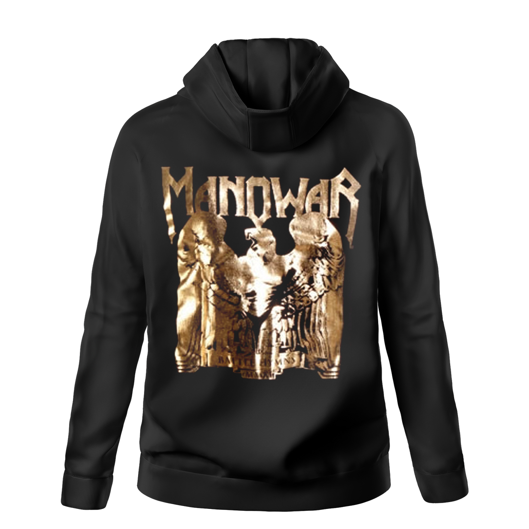 Manowar Ladies Zipper Battle Hymns with golden print