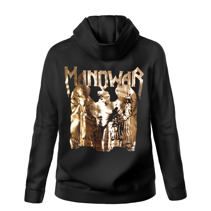 Manowar Ladies Zipper Battle Hymns with golden print