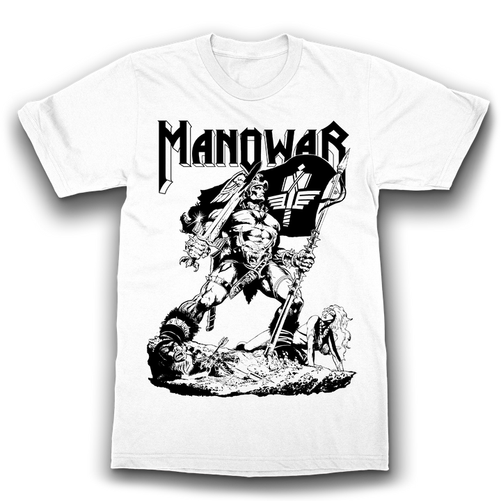 MANOWAR T-SHIRT HAIL TO ENGLAND WHITE