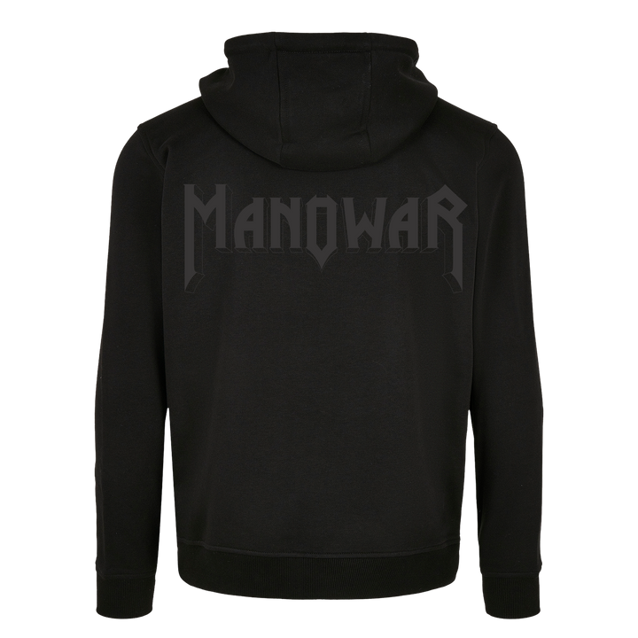 Manowar Zip Hoodie Men’s 3D outline Logo Horizontal