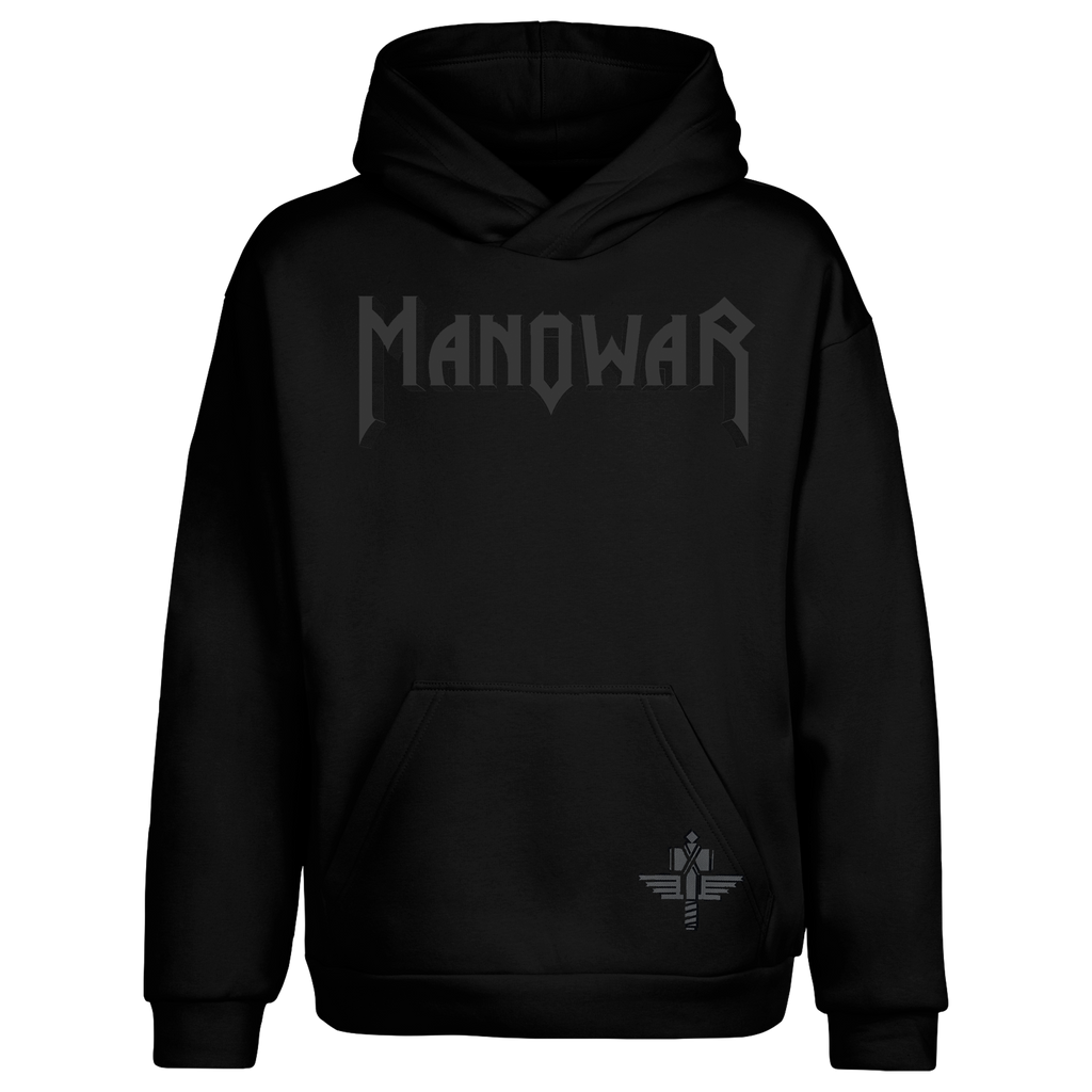 Hoodie With Black MANOWAR Logo And SOTH Patch