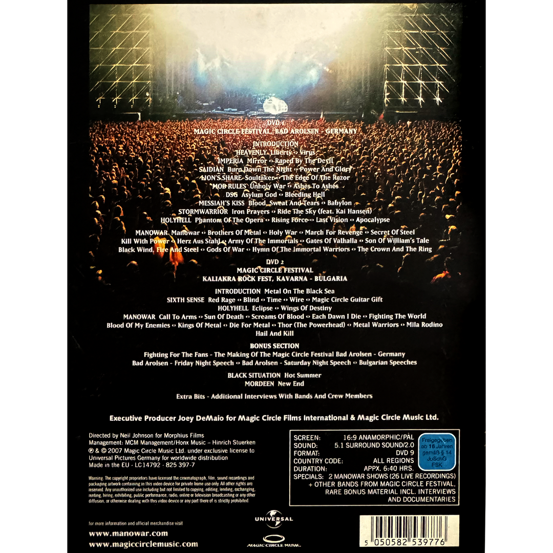 Manowar DVD Magic Circle Festival 1
