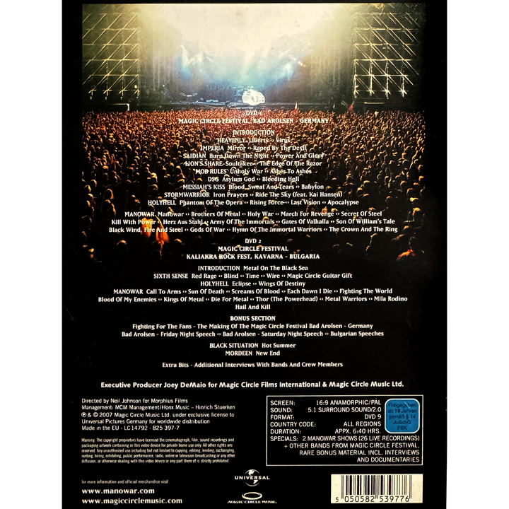 Manowar DVD Magic Circle Festival 1