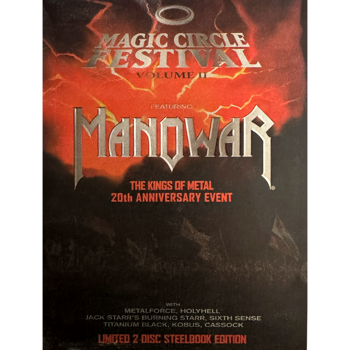 Manowar DVD Limited Magic Circle Festival 2
