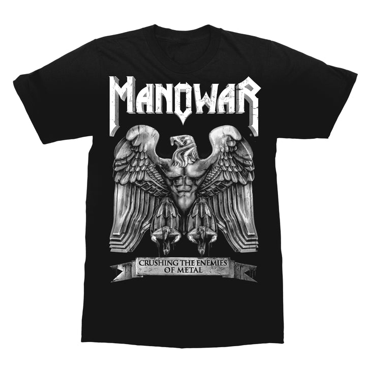 Manowar T-Shirt Battle Hymns Eagle / Shield Vintage