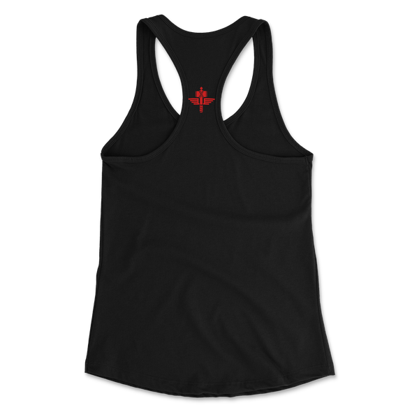 Lady's Racer Back Tank Top With Logo And SOTH