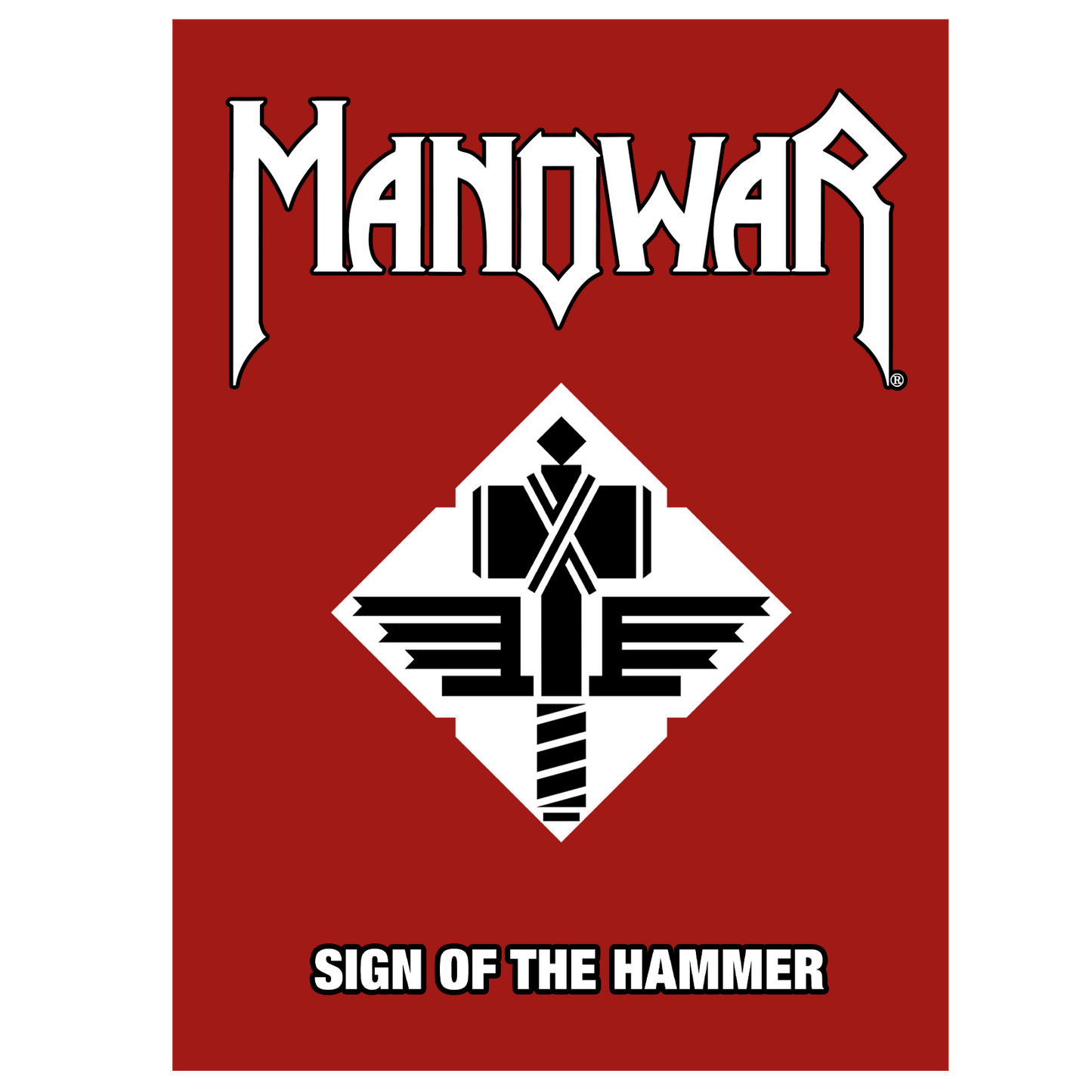 Manowar Flag Sign Of The Hammer