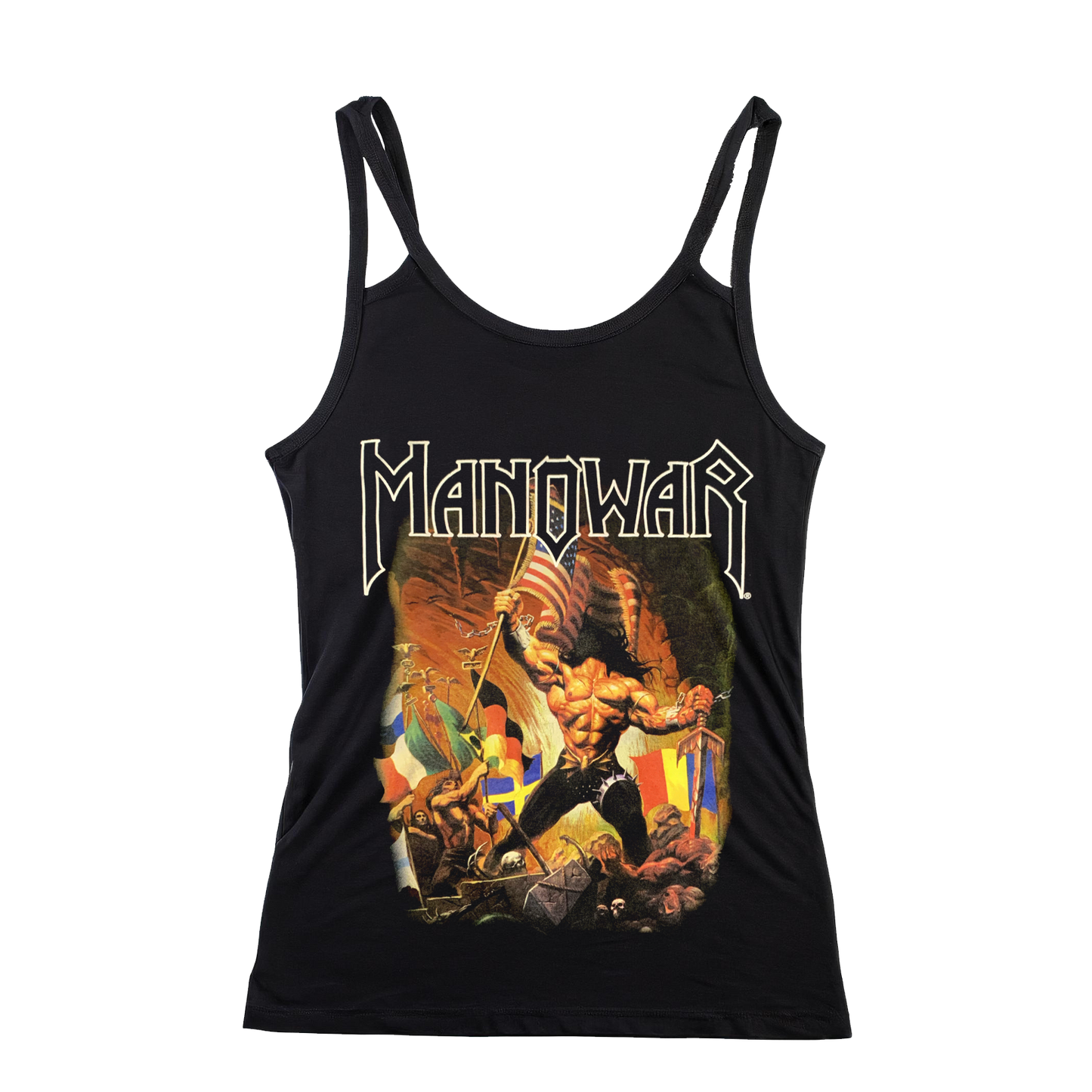 Manowar Ladies Tank Top Warriors Of The World