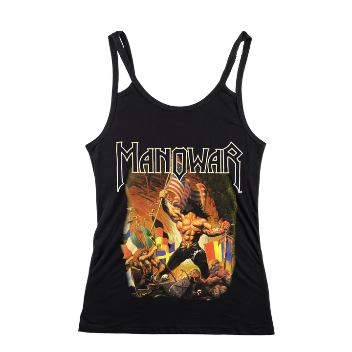 Manowar Ladies' Tank Top Warriors Of The World
