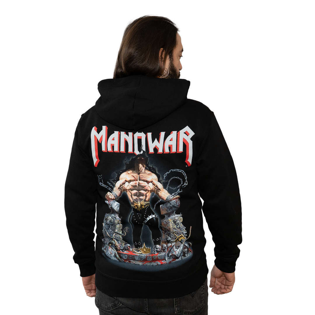 MANOWAR ZIP HOODIE LOUDER THAN HELL 2025