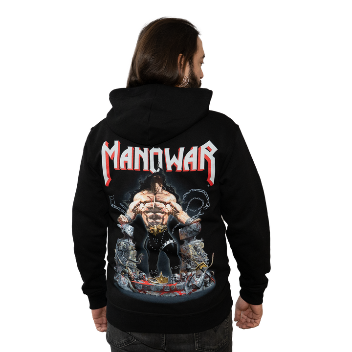 MANOWAR ZIP HOODIE LOUDER THAN HELL 2025