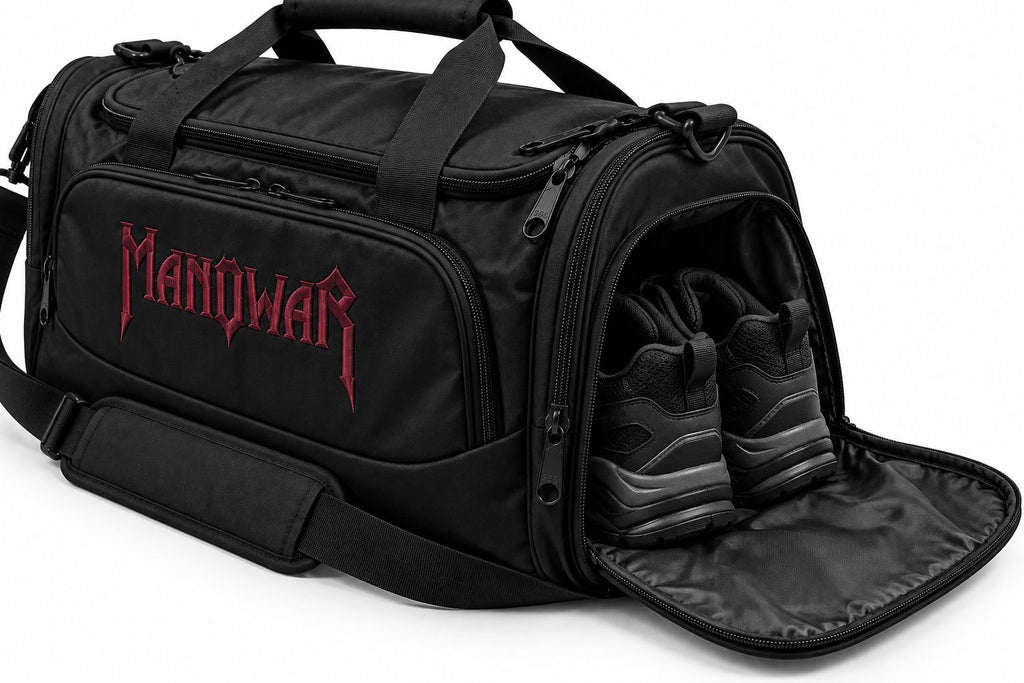 MANOWAR Premium Embroidered Duffel Bag