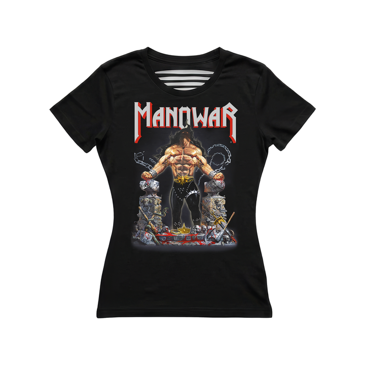 MANOWAR SLASHED BACK LADIES' LOUDER THAN HELL