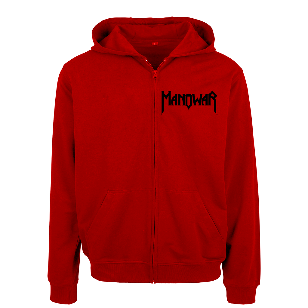 Zipper Hoodie Sign Of The Hammer, red
