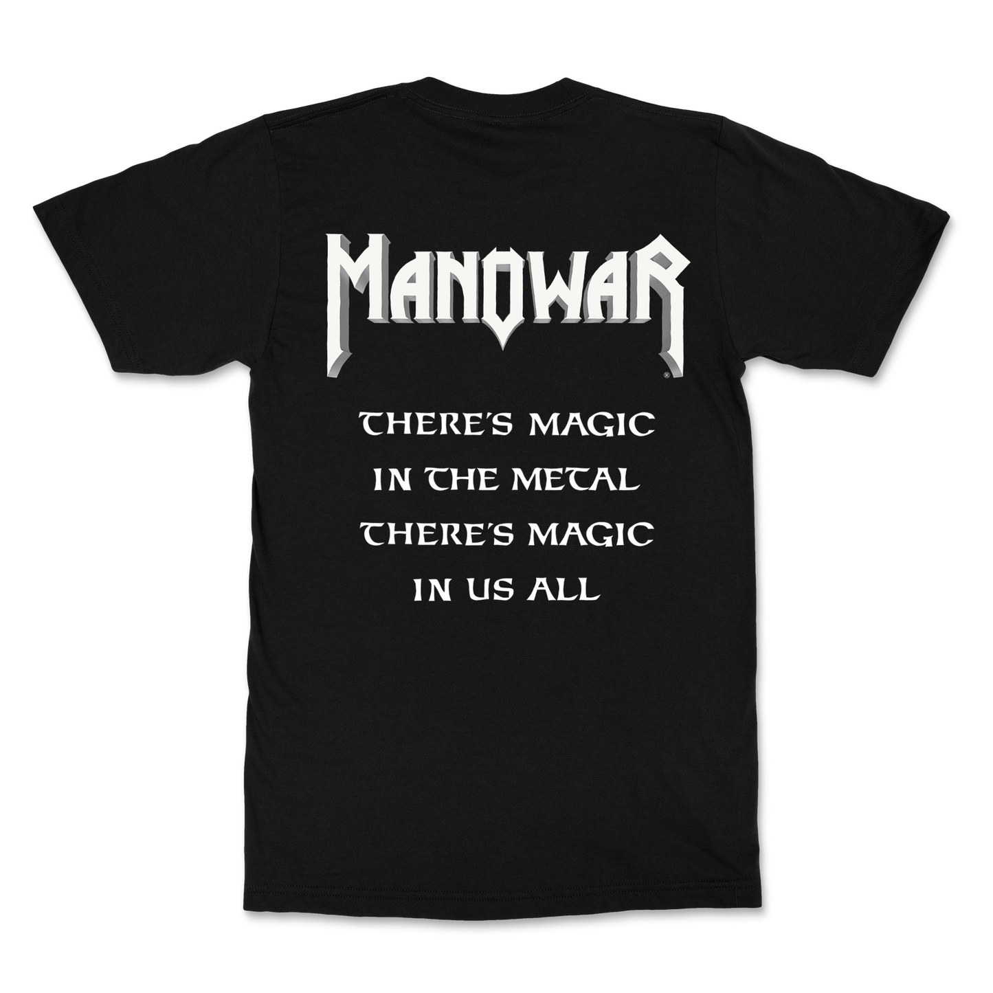 Manowar T-shirt Triumph Of Steel White Logo