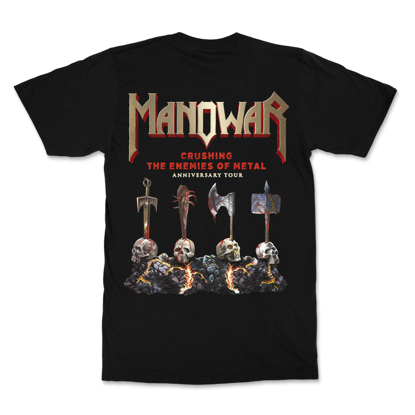 Manowar T-Shirt Battle Hymns - Crushing The Enemies Of Metal (2022 Edition)