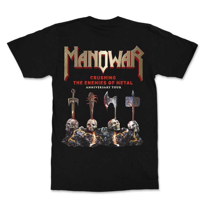 Manowar T-Shirt Battle Hymns - Crushing The Enemies Of Metal (2022 Edition)