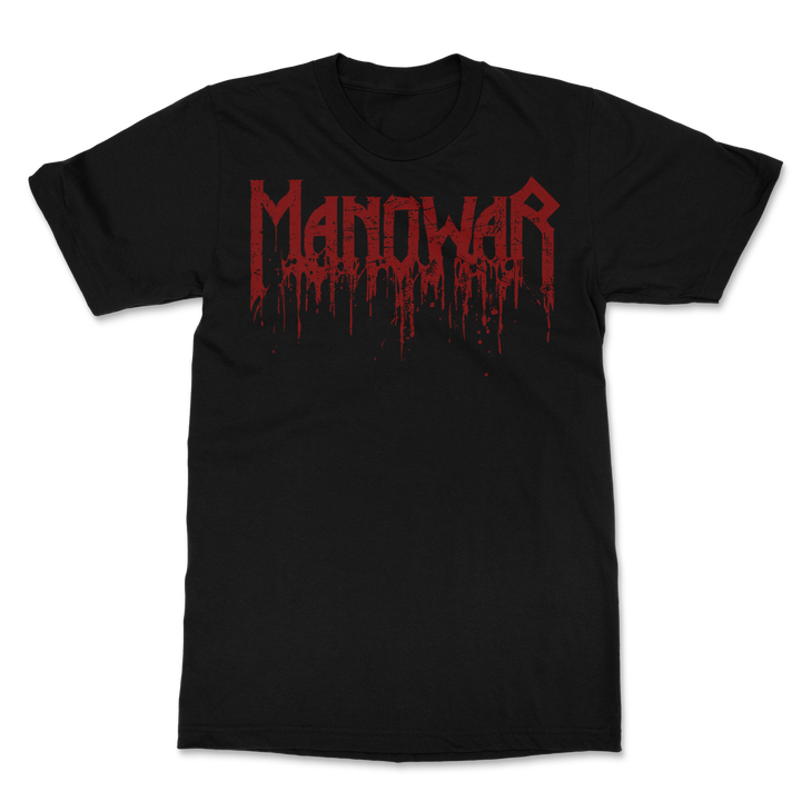 Manowar T-Shirt Crushing The Enemies Of Metal, Blood logo