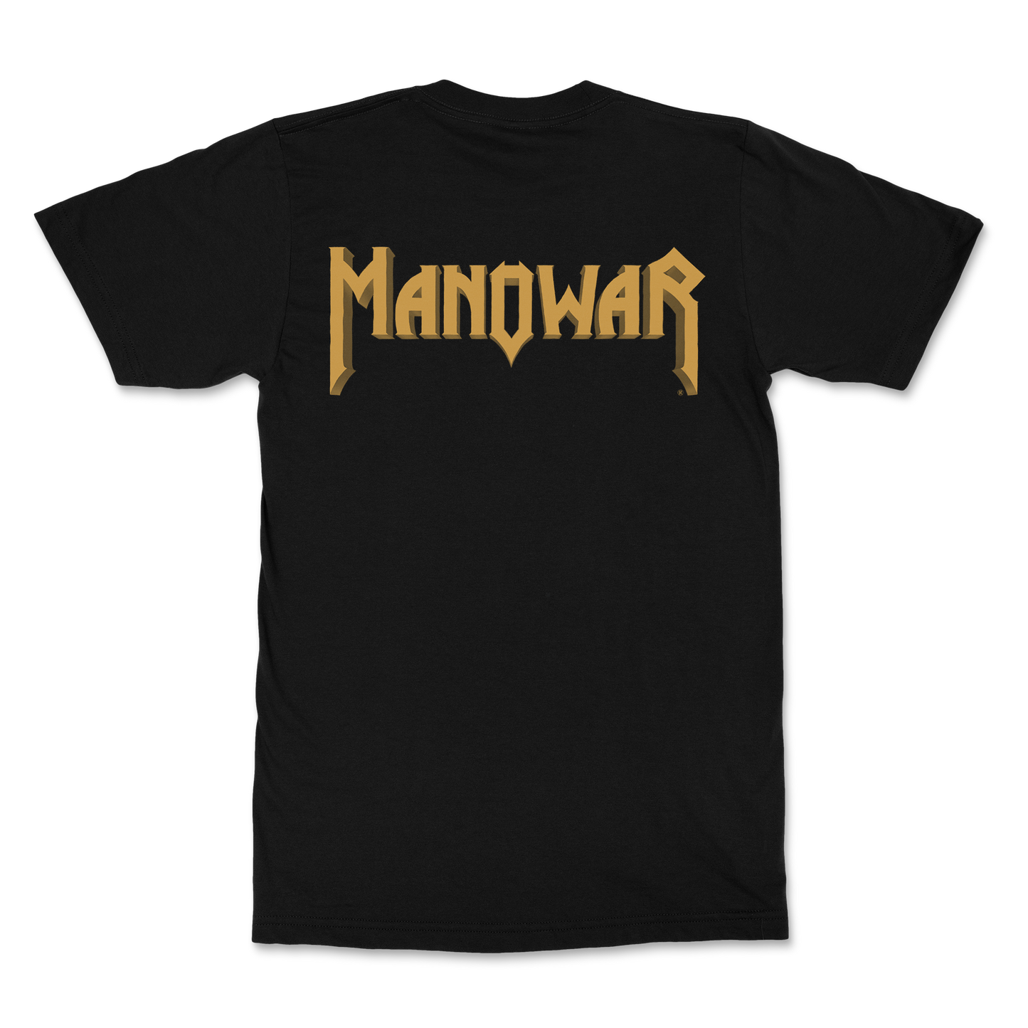 Manowar T-Shirt Dawn Of Battle Yellow Logo