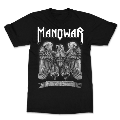 Manowar T-Shirt MANOWAR Eagle & Shield Vintage Style