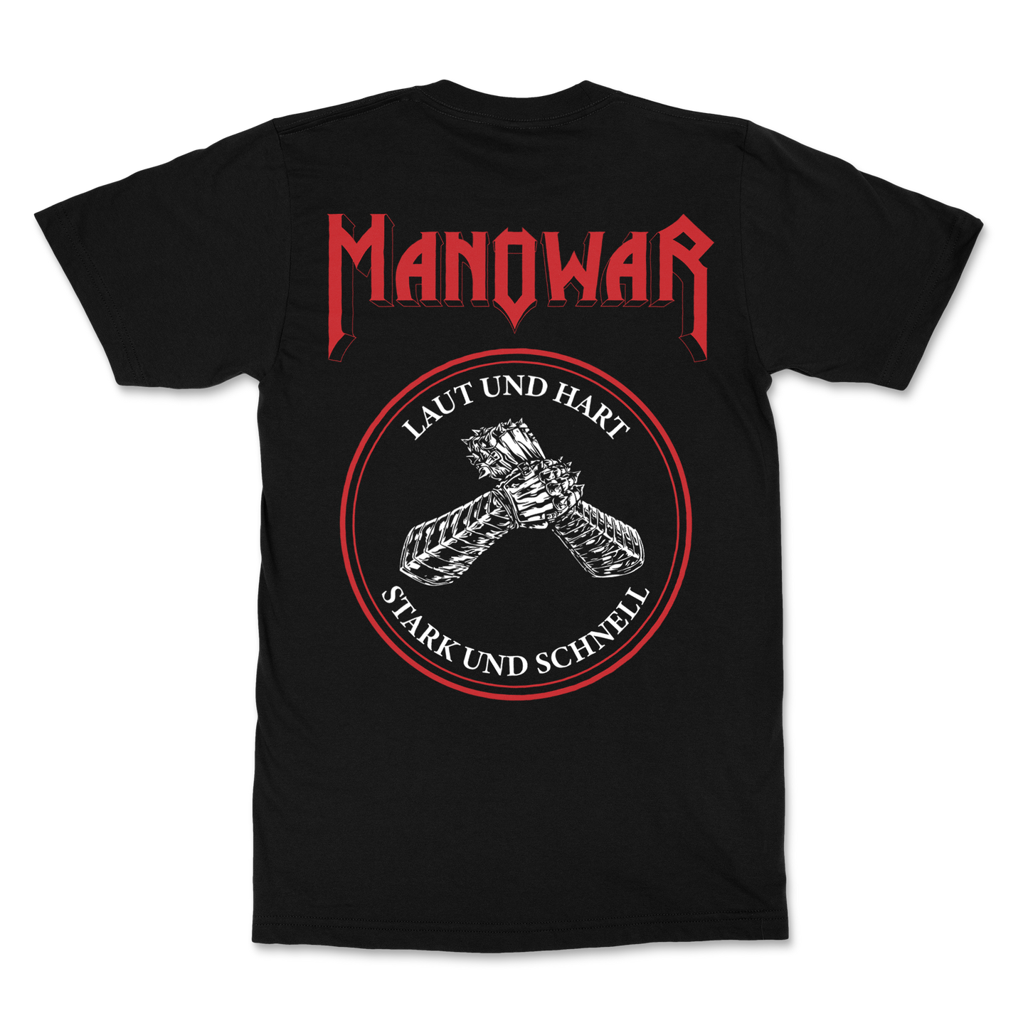 Manowar T-Shirt Laut Und Hart Stark Und Schnell 2023