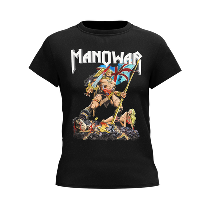 Manowar Ladies T-shirt Hail To England