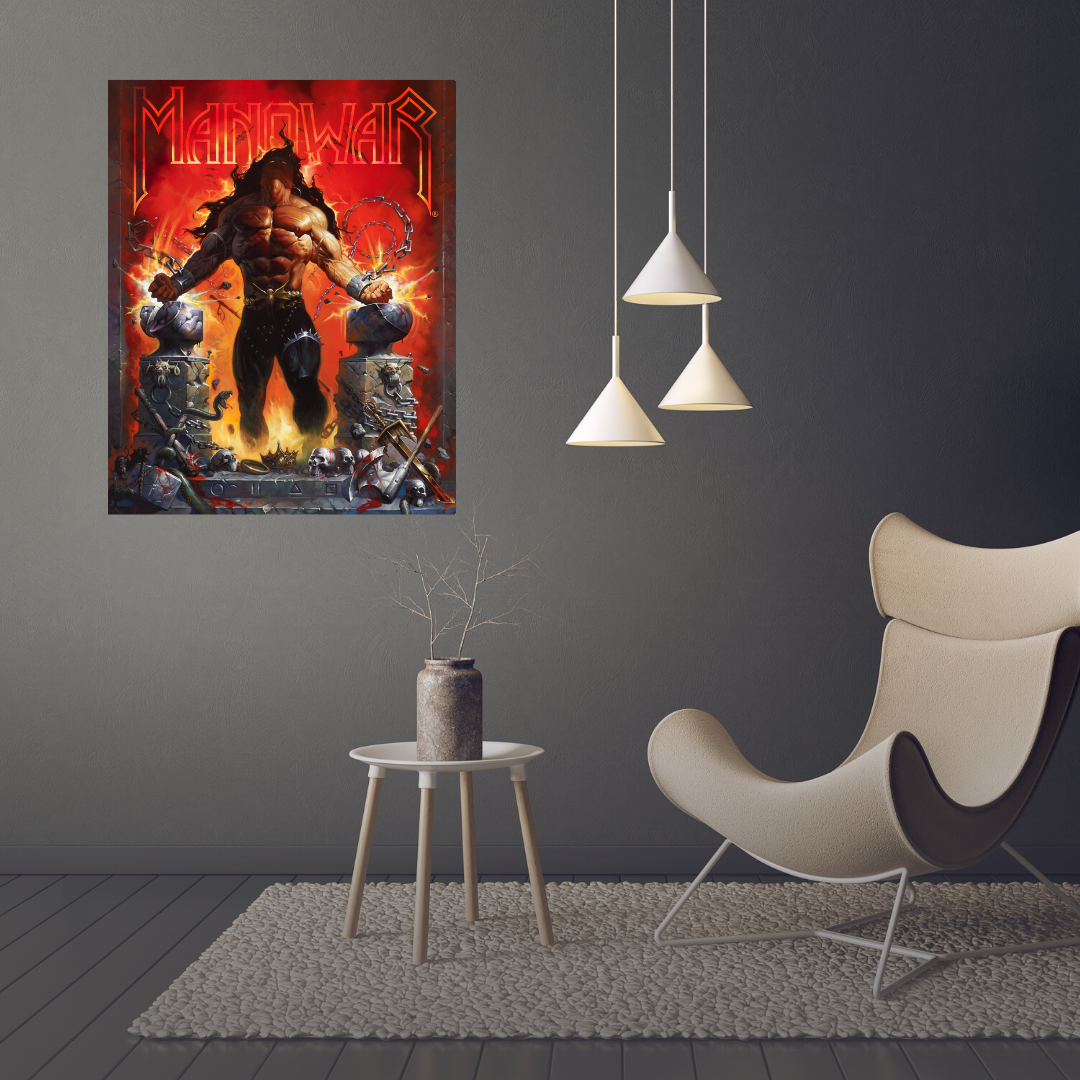 MANOWAR - Louder Than Hell - Ken Kelly - Fine Art Print - Extra Large