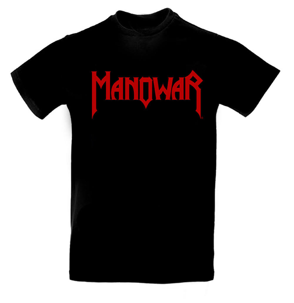 Manowar Kids T-Shirt Black With MANOWAR Logo